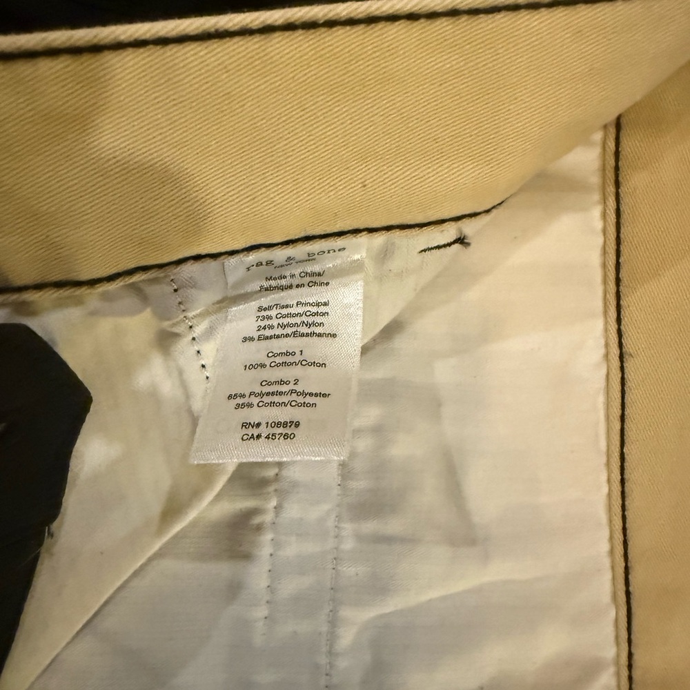 rag & bone Tan Chinos